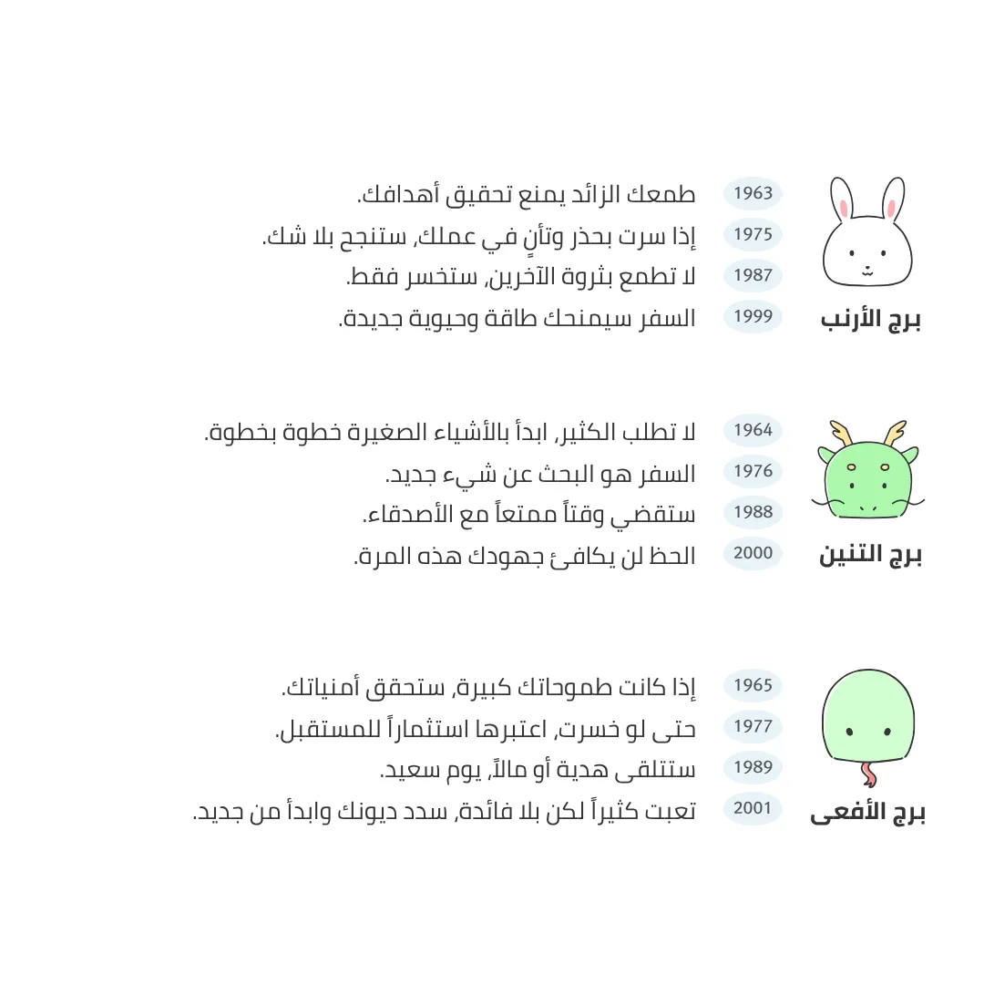 الأرنب والتنين والأفعى — ملخص حظ اليوم 24 أكتوبر 2025